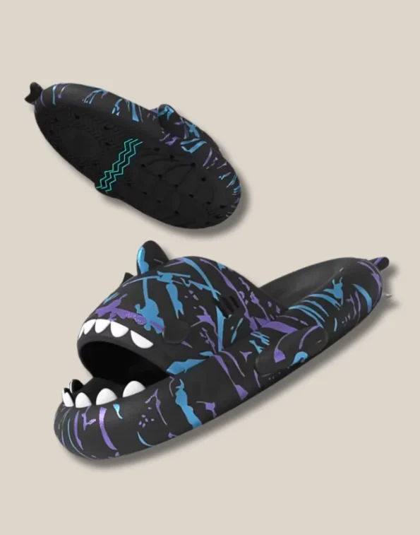 best black shark slides
