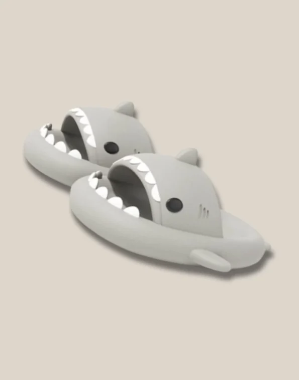 best shark slides grey
