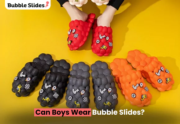 Can Boys Wear Bubble Slides?
